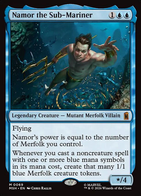 Namor the Sub-Mariner (MSH) — Nonfoil
