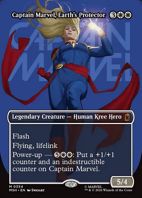Captain Marvel, Earth's Protector (MSH) — Foil