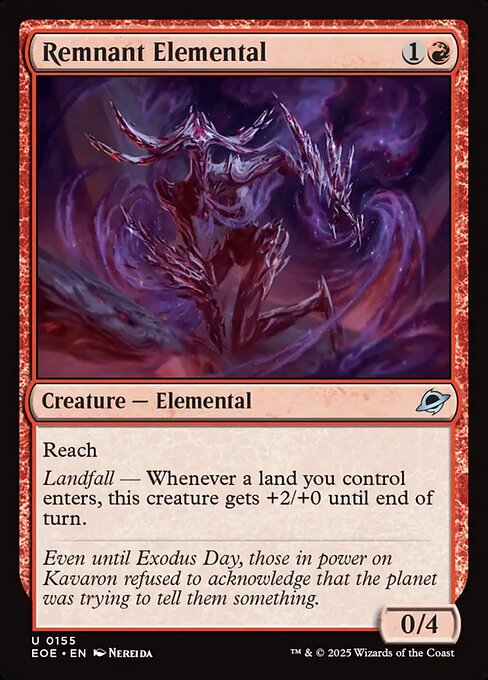 Remnant Elemental (EOE) — Nonfoil