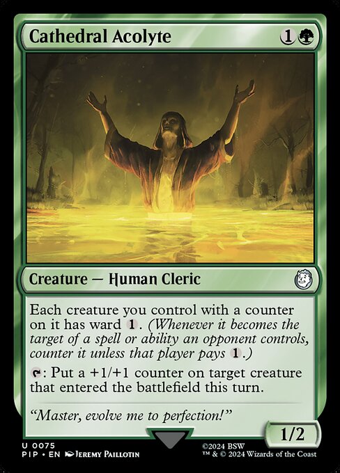 Cathedral Acolyte (PIP) — Nonfoil