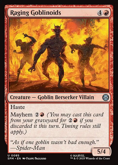 Raging Goblinoids (SPM) — Nonfoil