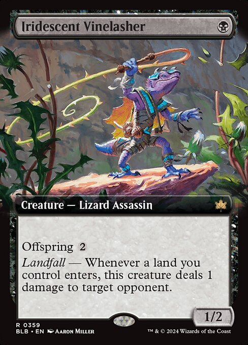 Iridescent Vinelasher (BLB) — Nonfoil