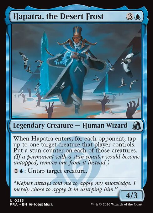 Hapatra, the Desert Frost (FRA) — Foil