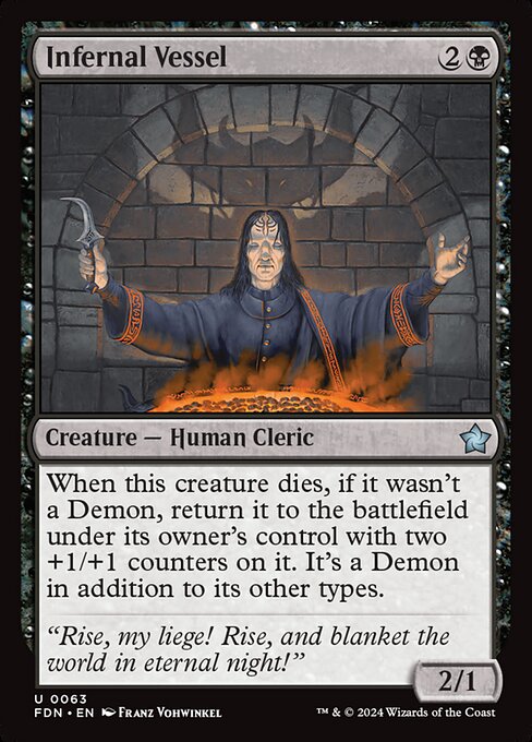 Infernal Vessel (FDN) — Nonfoil
