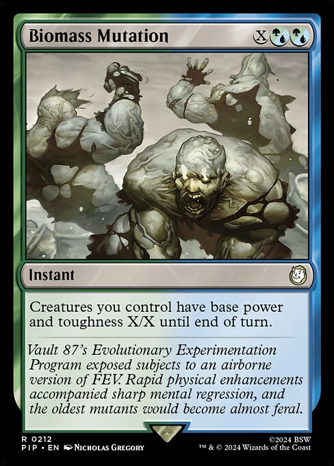 Biomass Mutation (PIP) — Nonfoil