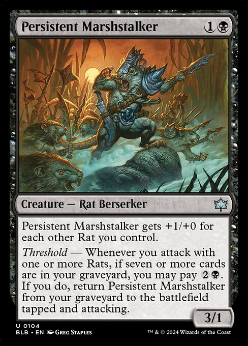 Persistent Marshstalker (BLB) — Nonfoil