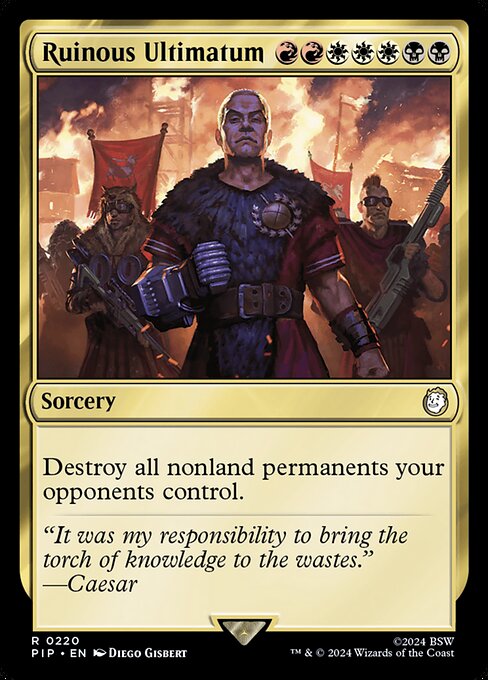 Ruinous Ultimatum (PIP) — Nonfoil
