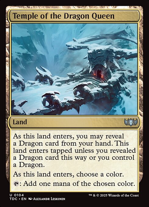 Temple of the Dragon Queen (TDC) — Nonfoil