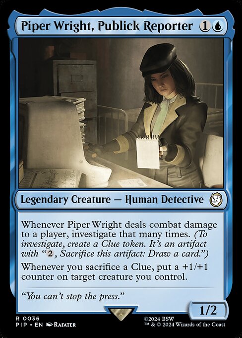 Piper Wright, Publick Reporter (PIP) — Nonfoil
