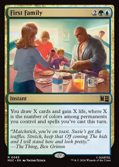 First Family (MSC) — Nonfoil