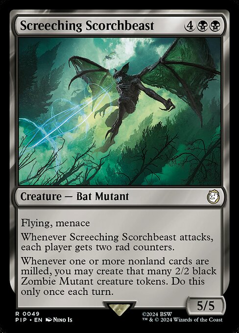 Screeching Scorchbeast (PIP) — Nonfoil