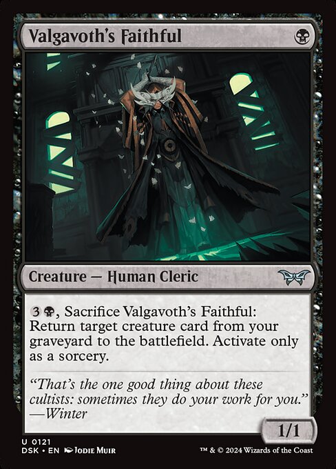 Valgavoth's Faithful (DSK) — Nonfoil