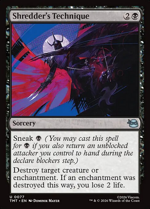 Shredder's Technique (TMT) — Nonfoil