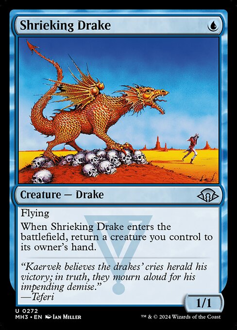 Shrieking Drake (MH3) — Nonfoil