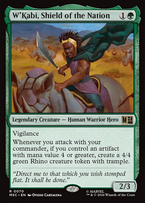 W'Kabi, Shield of the Nation (MSC) — Nonfoil
