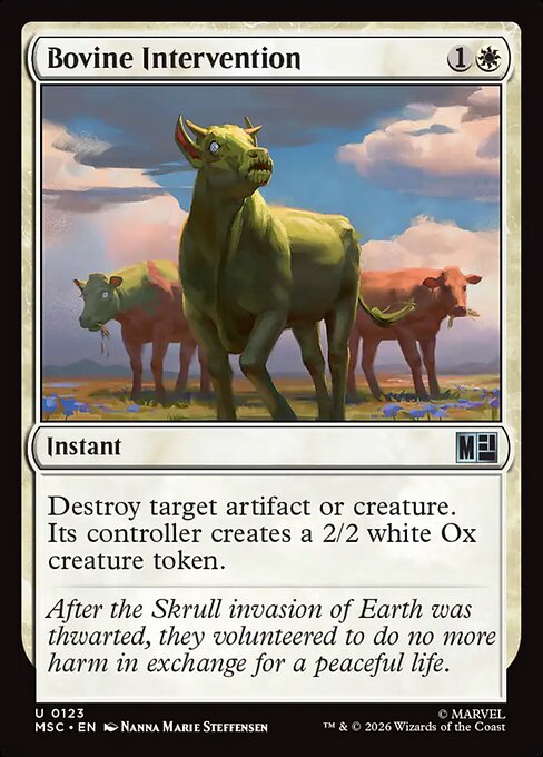 Bovine Intervention (MSC) — Nonfoil