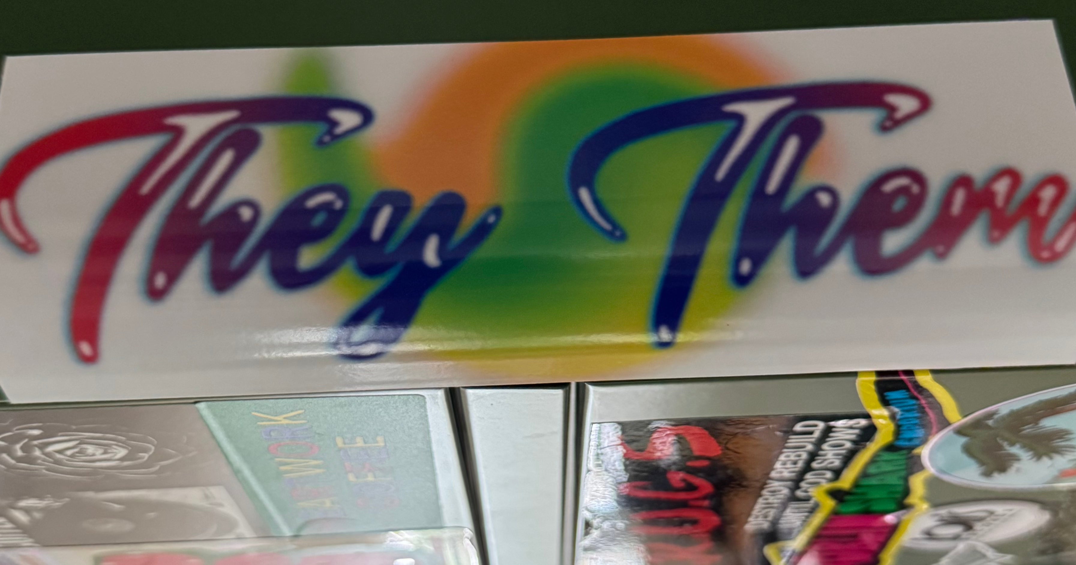 They/Them Bumper Sticker