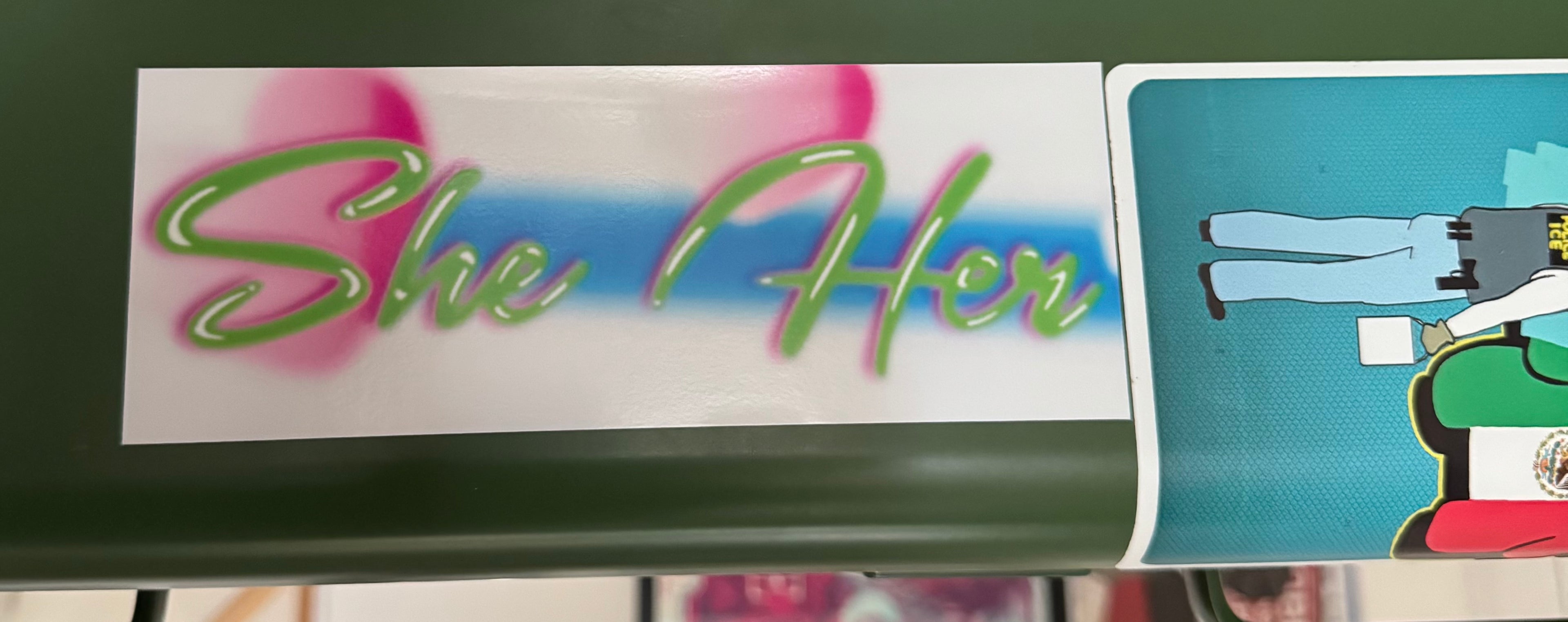 She/Her Bumper Sticker
