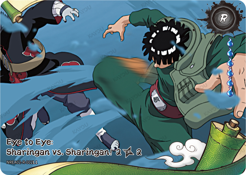 Eye to Eye: Sharingan vs Sharingan NREA02-R-002L1 R Earth Scroll 2 Kayou Naruto