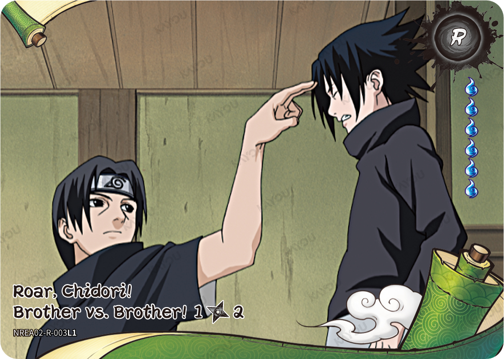 Roar, Chidori! Brother vs Brother NREA02-R-003L1 R Earth Scroll 2 Kayou Naruto