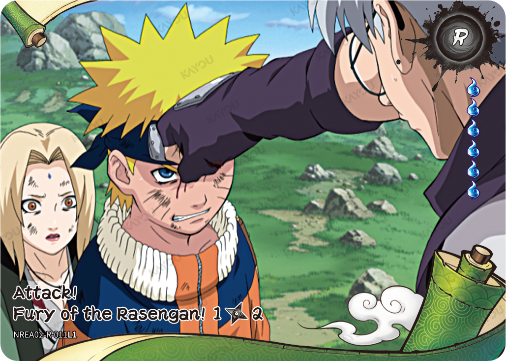 Attack! Fury of the Rasengan NREA02-R-011L1 R Earth Scroll 2 Kayou Naruto