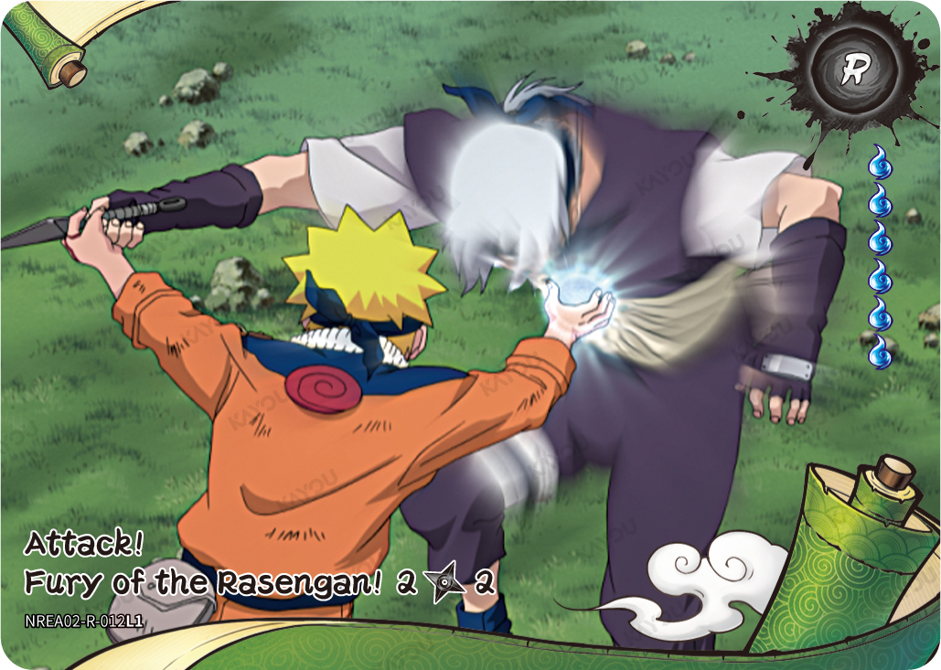 Attack! Fury of the Rasengan NREA02-R-012L1 R Earth Scroll 2 Kayou Naruto