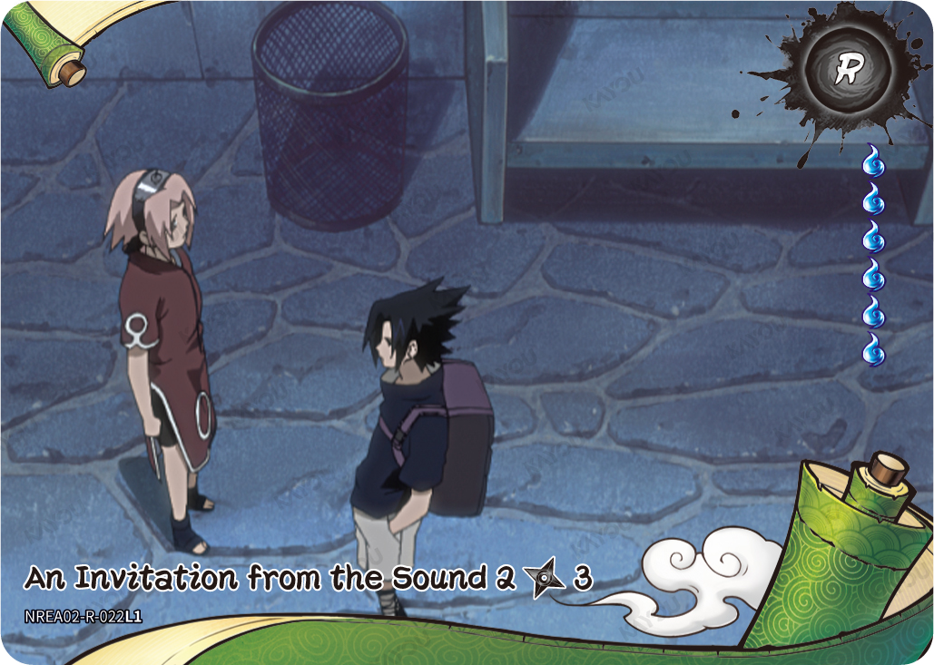 An Invitation from the Sound NREA02-R-022L1 R Earth Scroll 2 Kayou Naruto