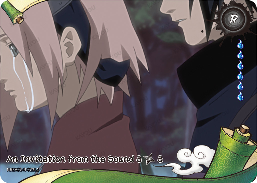 An Invitation from the Sound NREA02-R-023L1 R Earth Scroll 2 Kayou Naruto