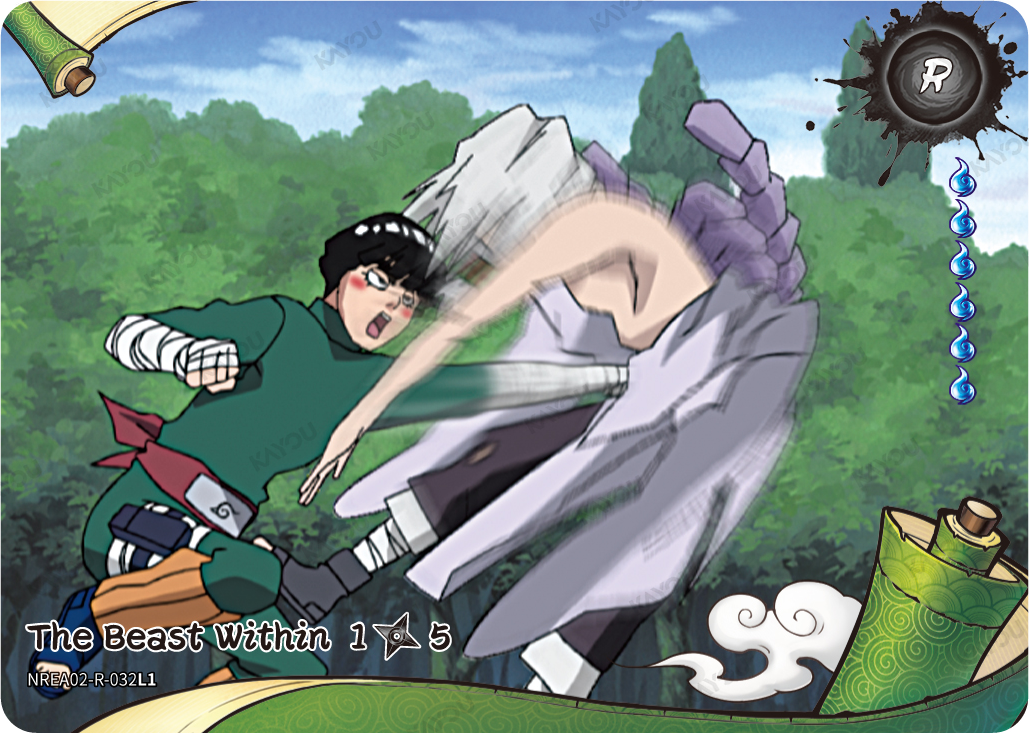 The Beast Within NREA02-R-032L1 R Earth Scroll 2 Kayou Naruto