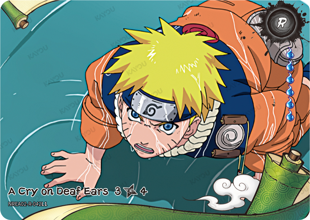 A Cry on Deaf Ears NREA02-R-042L1 R Earth Scroll 2 Kayou Naruto