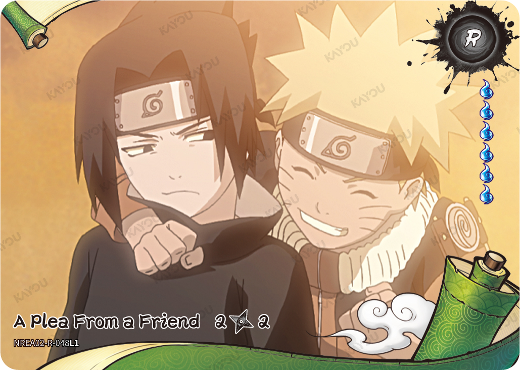 A Plea from a Friend NREA02-R-048L1 R Earth Scroll 2 Kayou Naruto