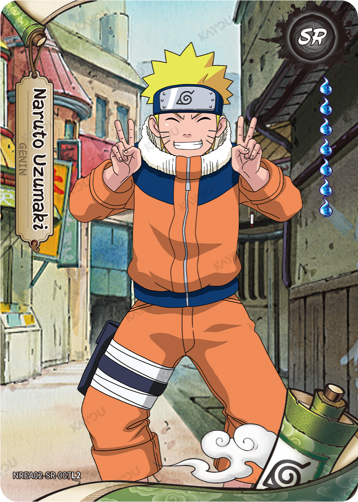 Naruto Uzumaki NREA02-SR-007L2 SR Earth Scroll 2 Kayou Naruto