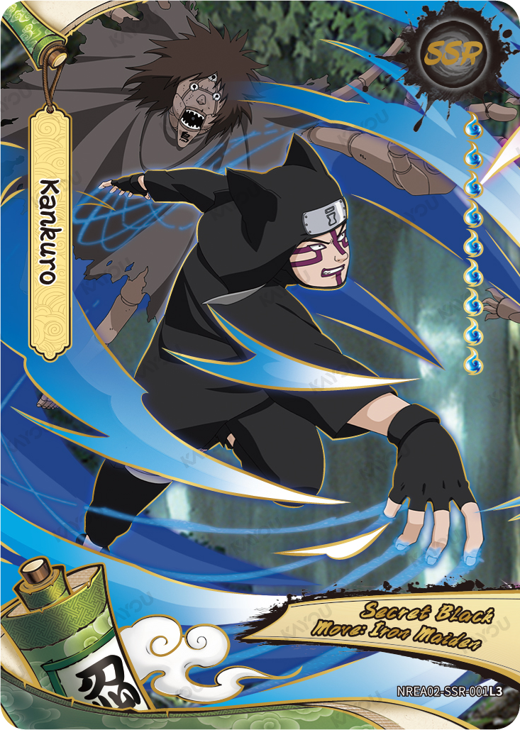 Kankuro NREA02-SSR-001L3 SSR Earth Scroll 2 Kayou Naruto