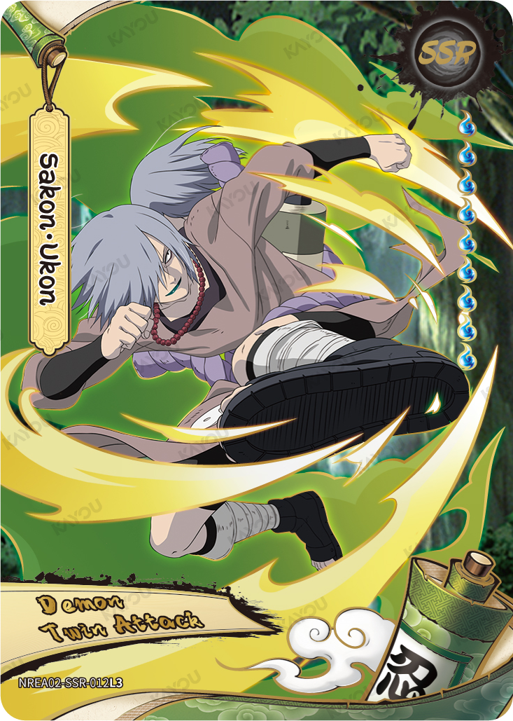 Sakon & Ukon NREA02-SSR-012L3 SSR Earth Scroll 2 Kayou Naruto