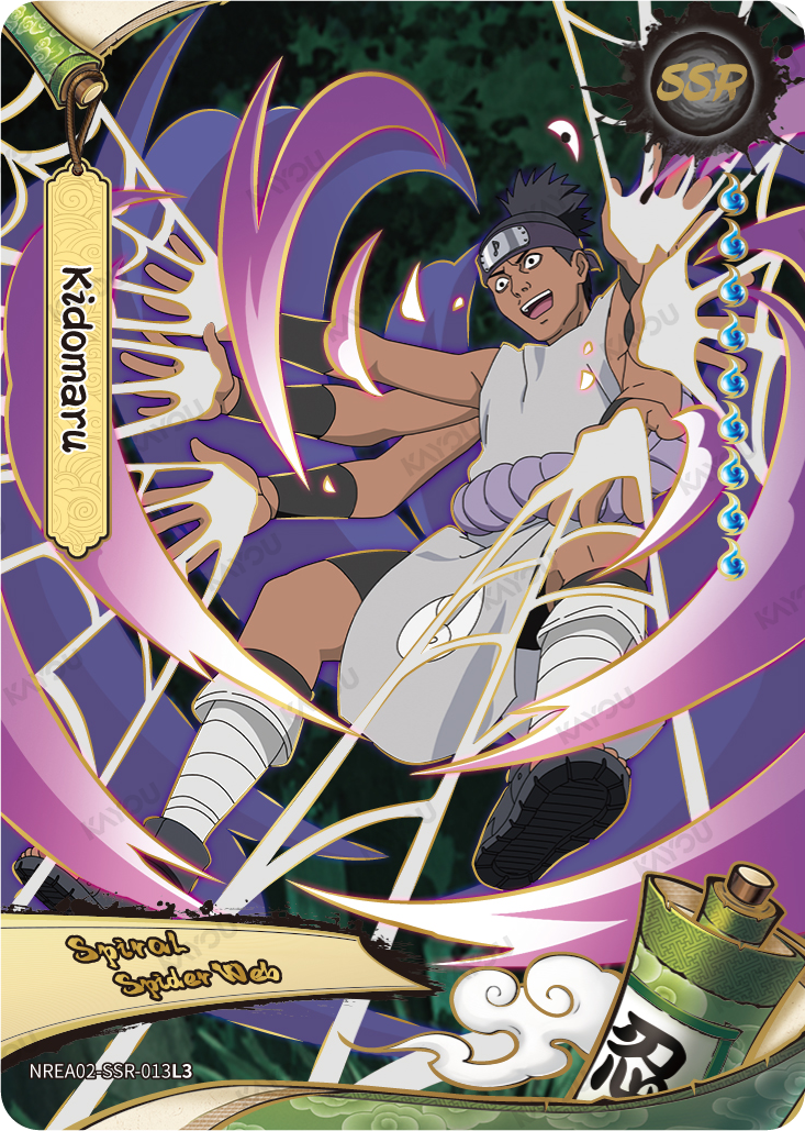 Kidomaru NREA02-SSR-013L3 SSR Earth Scroll 2 Kayou Naruto