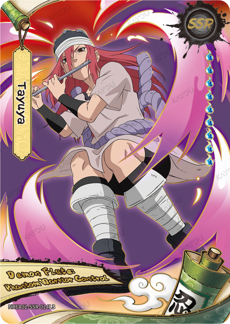 Tayuya NREA02-SSR-014L3 SSR Earth Scroll 2 Kayou Naruto