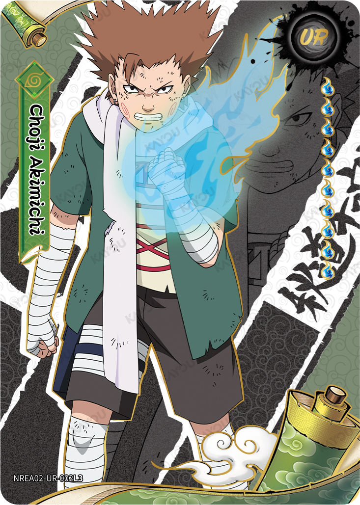 Choji Akimichi NREA02-UR-002L3 UR Earth Scroll 2 Kayou Naruto