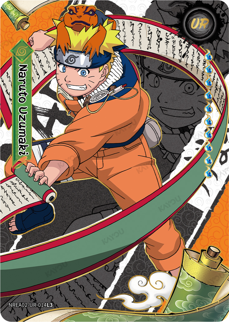 Naruto Uzumaki NREA02-UR-014L3 UR Earth Scroll 2 Kayou Naruto