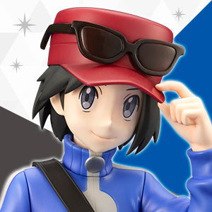 Pokemon Calem with Froakie ArtFX J 1:8 Scale Statue