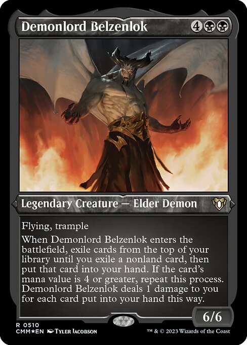 Demonlord Belzenlok (CMM) — Etched
