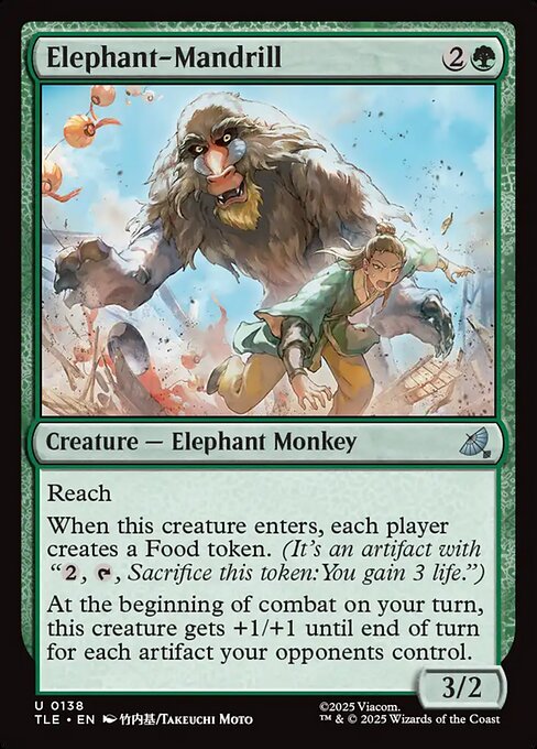 Elephant-Mandrill (TLE) — Foil