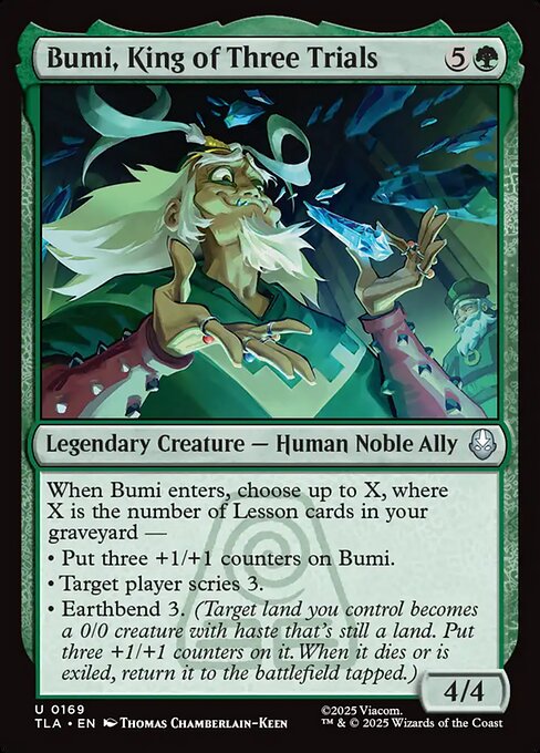 Bumi, King of Three Trials (TLA) — Nonfoil