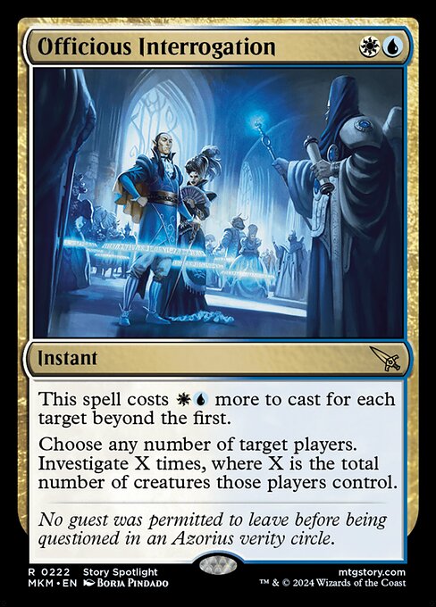 Officious Interrogation (MKM) — Nonfoil