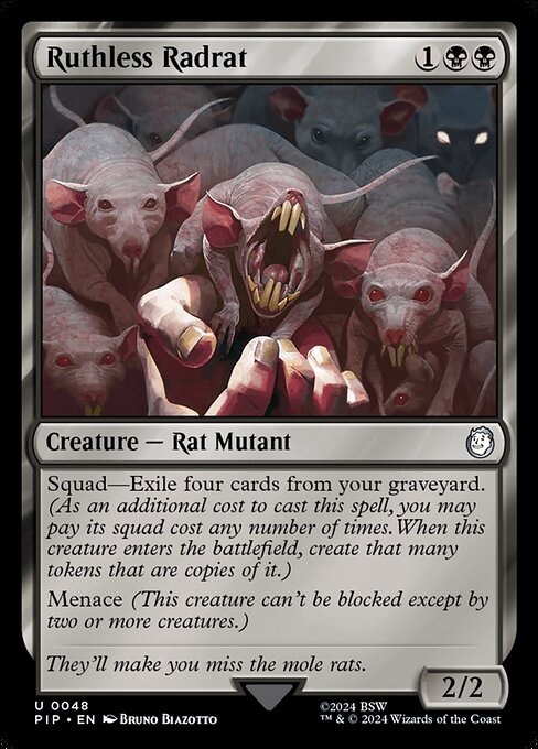 Ruthless Radrat (PIP) — Nonfoil