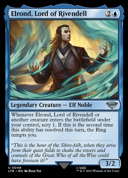 Elrond, Lord of Rivendell (LTR) — Nonfoil