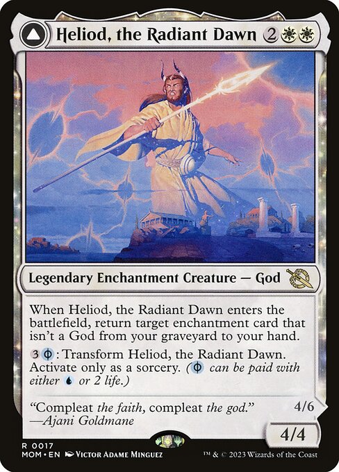 Heliod, the Radiant Dawn // Heliod, the Warped Eclipse (MOM) — Nonfoil