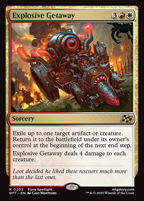 Explosive Getaway (DFT) — Nonfoil