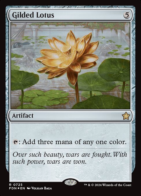 Gilded Lotus (FDN) — Foil