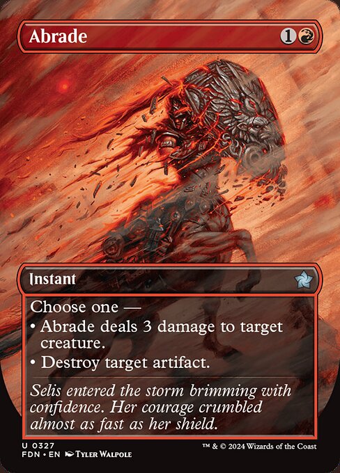 Abrade (FDN) — Nonfoil