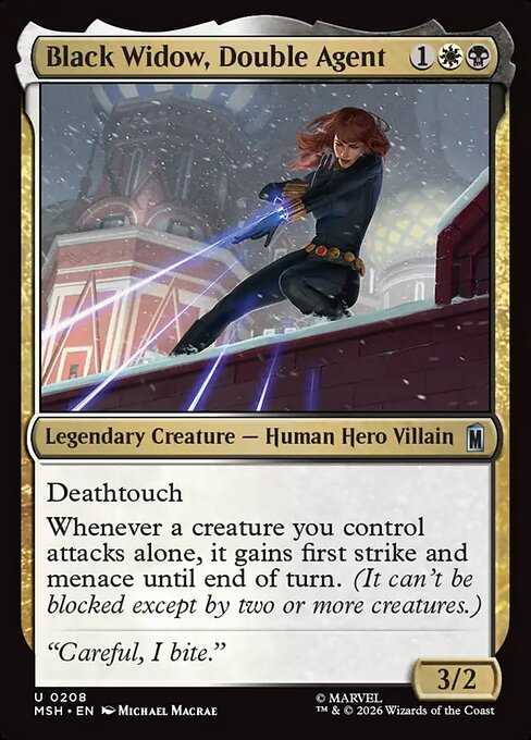 Black Widow, Double Agent (MSH) — Foil